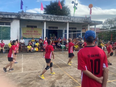 Rộn ràng hoạt động thể thao trong Ngày hội Đại đoàn kết toàn dân tộc