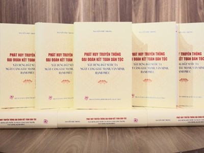 Ra mắt cuốn sách của Tổng Bí thư Nguyễn Phú Trọng về truyền thống đại đoàn kết toàn dân tộc