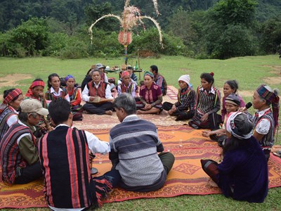 Đón bằng công nhận lễ hội Mừng cơm mới của người Bru-Vân Kiều xã Ngân Thủy là Di sản văn hóa phi vật thể quốc gia