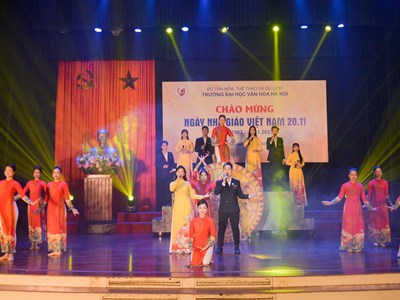 Đại học Văn hóa Hà Nội trang trọng kỷ niệm 41 năm Ngày Nhà giáo Việt Nam