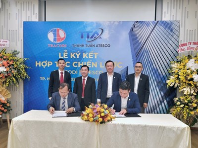 TRACODI và Thành Tuấn ATESCO ký kết hợp tác chiến lược để phát triển các dự án xây dựng – hạ tầng
