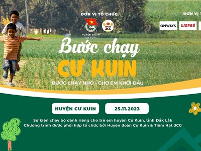 “Bước chạy Cư Kuin” dành cho trẻ em đam mê chạy bộ