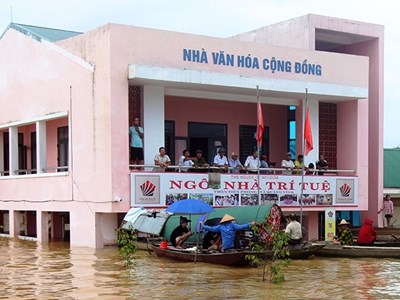 Hà Tĩnh phân bổ 18 tỉ đồng xây dựng 9 nhà văn hóa cộng đồng kết hợp chống lũ