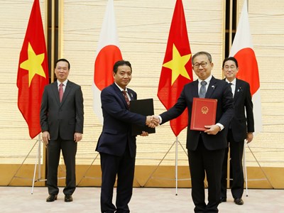 Việt Nam - Nhật Bản: Trao đổi công hàm về dự án phục hồi di sản văn hoá