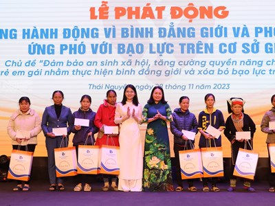Thái Nguyên phát động Tháng hành động vì bình đẳng giới