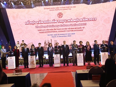 Đa sắc màu văn hóa tại lễ hội ẩm thực Hà Nội 2023