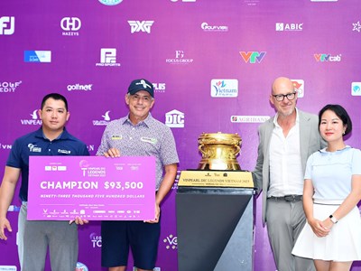 Golfer người Brazil vô địch Vinpearl DIC Legends Việt Nam 2023