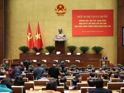 Hội nghị toàn quốc nghiên cứu, quán triệt Nghị quyết Hội nghị Trung ương 8 khóa XIII