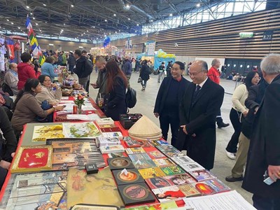 Không gian Việt Nam thu hút sự quan tâm của du khách tại Hội chợ châu Á