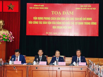 Vận dụng phong cách dân vận của Chủ tịch Hồ Chí Minh vào công tác dân vận