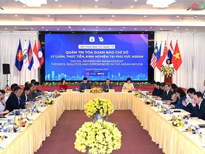 Giới báo chí ASEAN trao đổi kinh nghiệm quản trị tòa soạn số