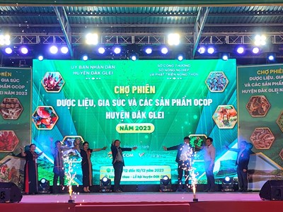 Kon Tum: Chợ phiên dược liệu - gia súc vùng biên