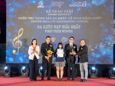 Trao giải Cuộc thi sáng tác thơ, ca khúc đầu tiên về bình đẳng giới