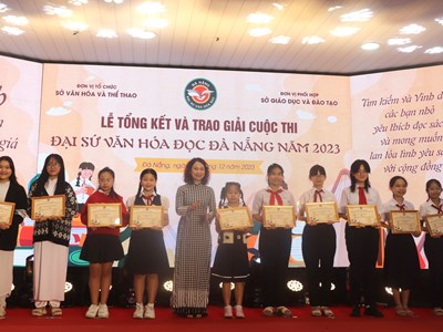 Trao giải cuộc thi Đại sứ Văn hóa đọc Đà Nẵng