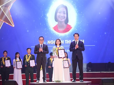 Hai vận động viên được vinh danh “Thanh niên sống đẹp”