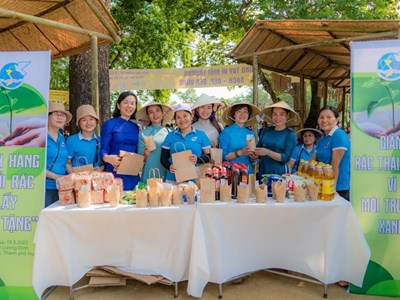 Tăng cường sự tham gia của phụ nữ trong giảm thiểu rác thải nhựa