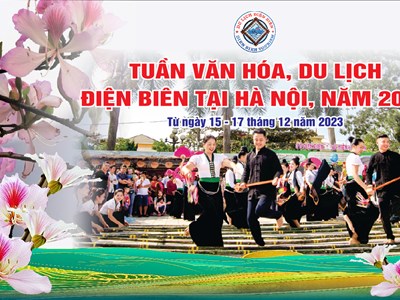 Trải nghiệm sắc màu văn hoá Điện Biên tại phố đi bộ Hà Nội