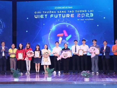 19 dự án được trao Giải thưởng "Sáng tạo tương lai - VietFuture" năm 2023