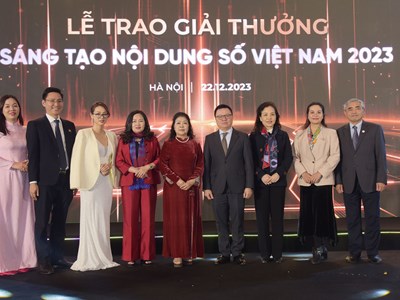Lần đầu tiên trao Giải thưởng Sáng tạo Nội dung số Việt Nam năm 2023:  Vinh danh 15 giải thưởng ở 7 hạng mục