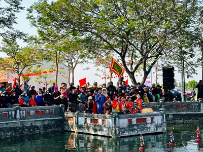 Múa rối nước Đào Thục đón Bằng chứng nhận Di sản văn hóa phi vật thể quốc gia