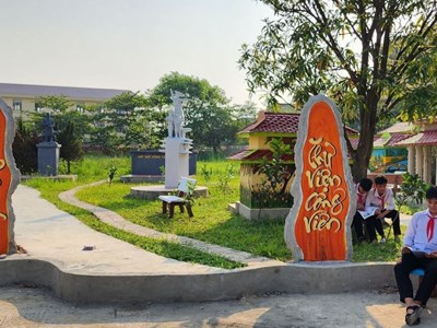 Gieo niềm đam mê học văn hóa, lịch sử từ "Thư viện công viên trường"