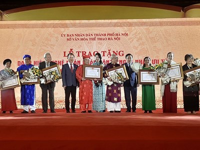 Quy định xét tặng danh hiệu “Nghệ nhân nhân dân”, “Nghệ nhân ưu tú” trong lĩnh vực di sản văn hóa phi vật thể