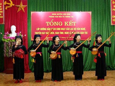 Khơi dậy bản sắc văn hóa dân tộc Tày ở Lăng Can