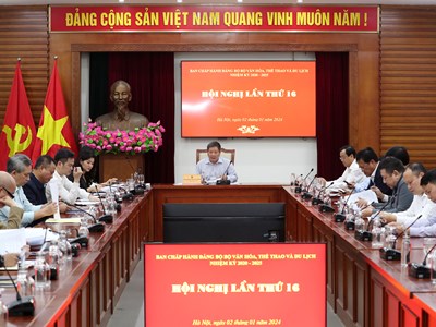 Hội nghị lần thứ 16 Ban chấp hành Đảng bộ Bộ VHTTDL