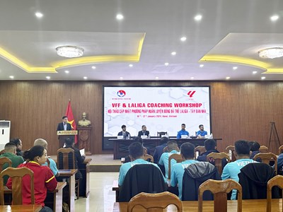 Bóng đá Việt Nam và LaLiga tổ chức hội thảo cập nhật phương pháp huấn luyện bóng đá trẻ