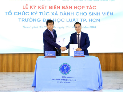 Trường ĐH Luật TP.HCM triển khai ký túc xá cho sinh viên