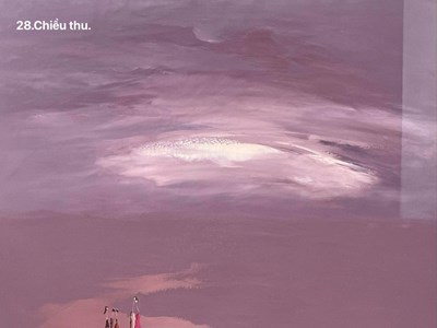 Họa sĩ Lê Thư chào năm mới qua sắc màu Nghệ Du