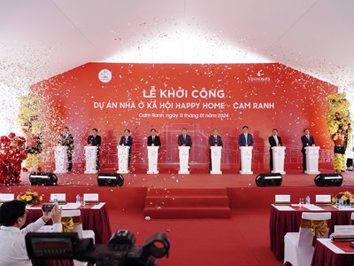 Khánh Hoà: Khởi công dự án nhà ở xã hội lớn nhất cả nước