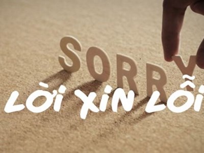 “Văn hóa xin lỗi”