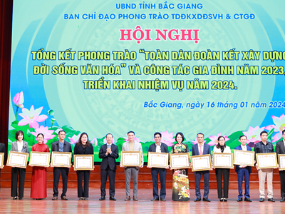 Bắc Giang triển khai phong trào Toàn dân đoàn kết xây dựng đời sống văn hóa