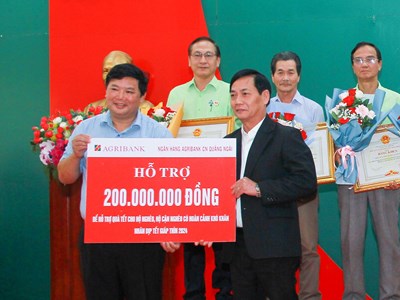 Quảng Ngãi: Hơn 16 tỉ đồng ủng hộ giúp đỡ người nghèo dịp Tết Nguyên đán