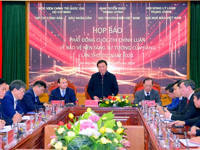 Phát động Cuộc thi chính luận về bảo vệ nền tảng tư tưởng của Đảng lần thứ tư