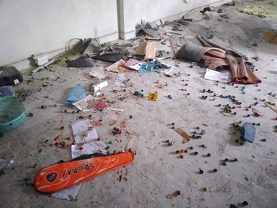 Một thanh niên bị thương tích nặng do dùng pháo tự chế