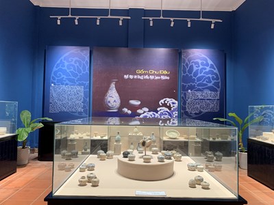 Trưng bày cổ vật từ tàu đắm Cù Lao Chàm: Phát huy vẻ đẹp gốm Chu Đậu