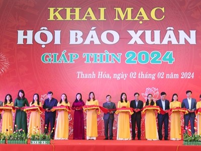 Thanh Hóa: Khai mạc Hội Báo Xuân Giáp Thìn 2024