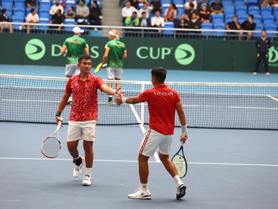 Tuyển quần vợt Việt Nam không thể thăng hạng nhóm II thế giới