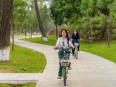 Khai trương tour du lịch xanh tại di tích lăng vua Gia Long