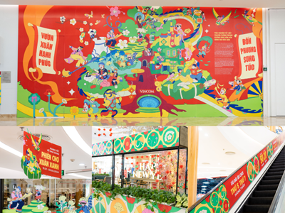Đón Tết Việt trong không gian văn hóa sáng tạo độc bản tại Vincom