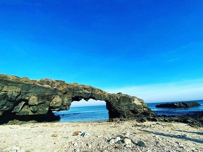 Cổng đá Tò Vò ở Lý Sơn: Kiệt tác của đá, biển và trời