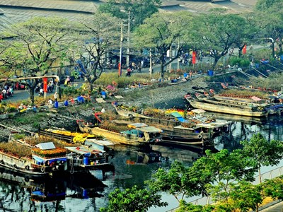 Đặc sắc Chợ hoa Xuân “Trên bến dưới thuyền” duy nhất tại TP.HCM