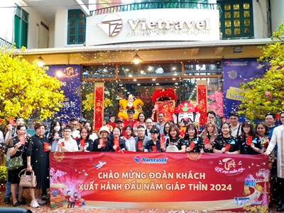 Vietravel phục vụ gần 140.000 lượt khách du Xuân 2024