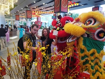 Sân bay quốc tế Đà Nẵng tấp nập đón khách ngày đầu năm mới 2024