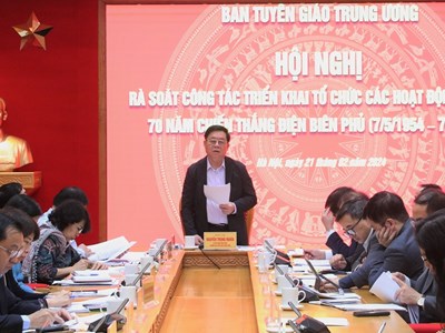 Đẩy mạnh tuyên truyền sâu rộng kỷ niệm 70 năm Chiến thắng Điện Biên Phủ