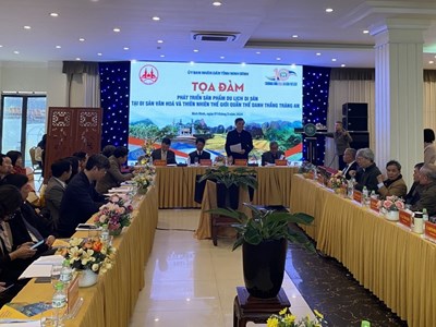 Phát triển sản phẩm du lịch di sản tại Di sản Văn hóa và thiên nhiên thế giới Tràng An