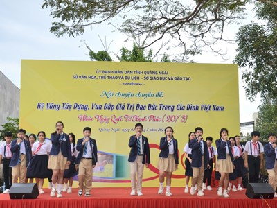 Truyền thông đạo đức, lối sống gia đình tới trường học