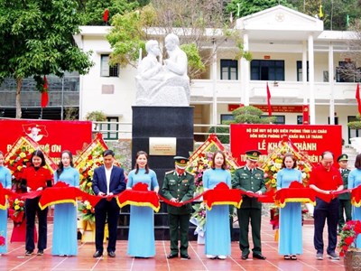 Lai Châu: Khánh thành tượng đài “Bác Hồ với chiến sĩ Biên phòng”